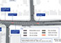 bromley road bus priority lane map detail