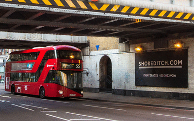 Shoreditch London venue in arches