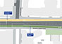 vauxhall bridge road bus priority lane map detail